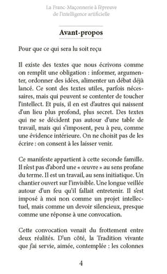 La Franc-Maçonnerie à l'épreuve de l'intelligence artificielle