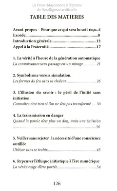 La Franc-Maçonnerie à l'épreuve de l'intelligence artificielle