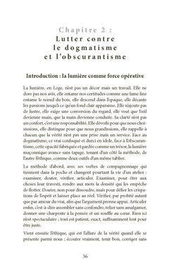 Les lumières maçonniques