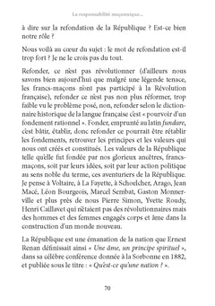 La responsabilité maçonnique