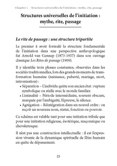 L'initiation