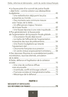 Dette, réformes et démocratie