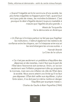Dette, réformes et démocratie