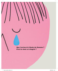 Boule de gomme boude l'école