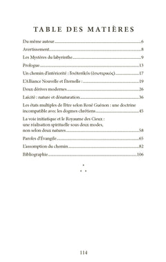 Chemins de l'initiation chrétienne