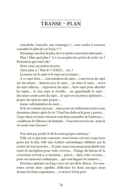 Le passeur hypnothique