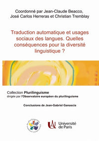 Traduction automatique et usages sociaux des langues