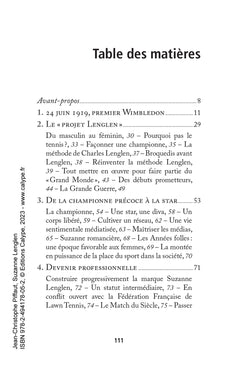 Suzanne Lenglen: Et la femme créa le tennis moderne