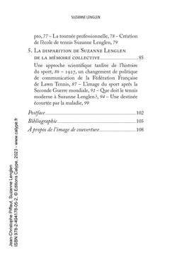 Suzanne Lenglen: Et la femme créa le tennis moderne
