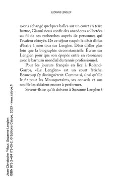 Suzanne Lenglen: Et la femme créa le tennis moderne