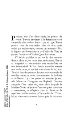 Titien: Peindre la saveur du monde