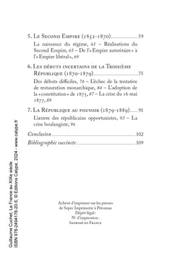 Très brève histoire de la France au XIXe siècle