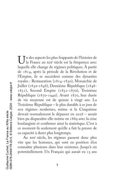 Très brève histoire de la France au XIXe siècle