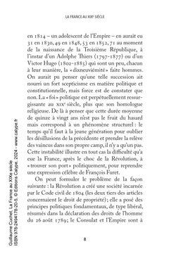 Très brève histoire de la France au XIXe siècle