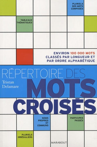 Le répertoire des mots croisés