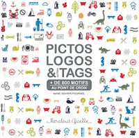 Pictos, logos & autres tags au point de croix