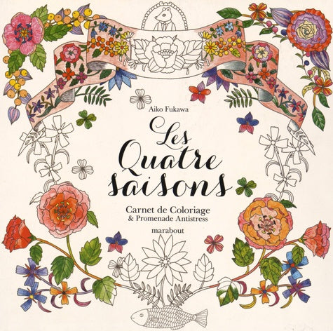 Les quatre saisons à colorier