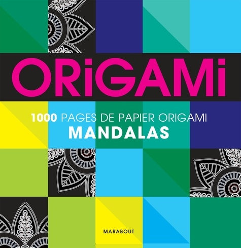 1000 pages de papier origami Mandala