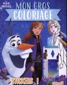 Disney La Reine des Neiges - Mon gros coloriage + stickers !