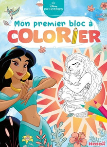 Mon premier bloc à colorier (Jasmine et Vaiana)