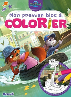 Disney Zootopie 2 - Mon premier bloc à colorier - Livre coloriage - Livre coloriage 3 ans - Livre coloriage Zootopie - Livre coloriage Disney