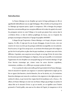 Introduction à la finance islamique