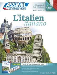 L'italien pack USB (livre +1Clé Usb)