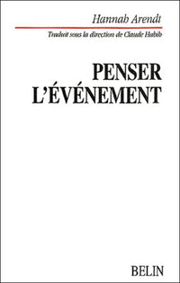 Penser l'événement