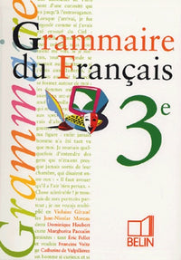 Grammaire du français 3e