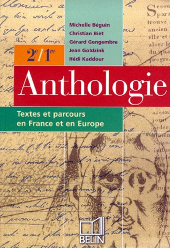 Bac français, anthologie, élève