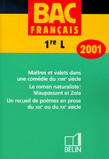 Bac français, 1re, 2001