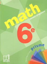 Math 6e: Livre de l'élève