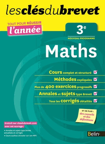 Cls du Brevet - Maths 3e - Russir l'anne
