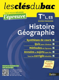Cls du Bac - Histoire Gographie Tle L ES S - Russir l'preuve