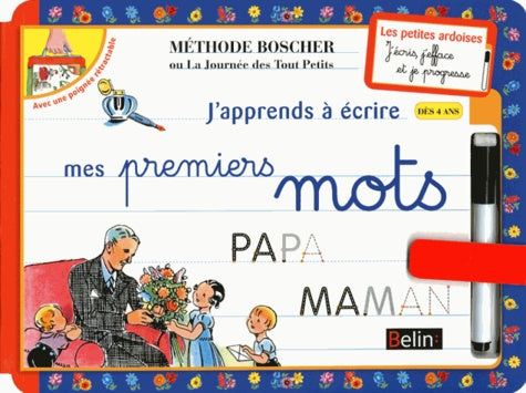 Ardoises Boscher - écrire mes premiers mots