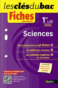 Sciences - Première L, ES