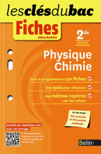 Fiches physique-chimie - Seconde