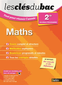 Les clés du bac - Maths 2de