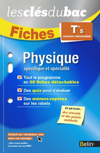 Physique TLE S OB+SPE - Les Clés du Bac