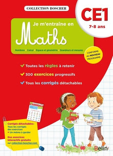 Je m'entraîne en maths CE1 - Cahier
