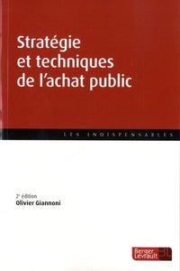 Stratégie et techniques de l'achat public