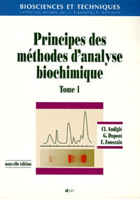 Principes des méthodes d'analyse biochimique