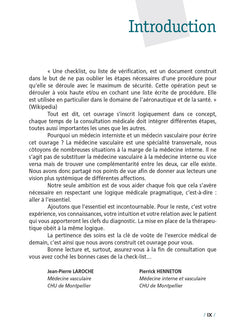 La check-list de la médecine vasculaire
