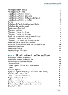 La check-list de la médecine vasculaire