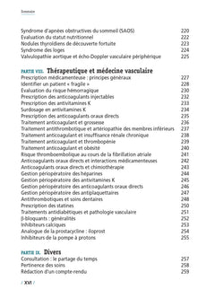 La check-list de la médecine vasculaire