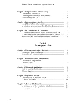 Le cancer chez les adolescents et les jeunes adultes