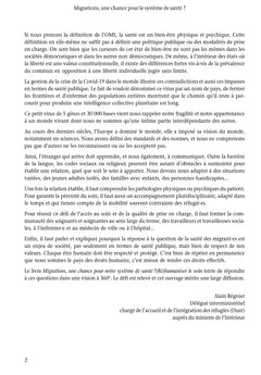 Migrations. Une chance pour le système de santé ?