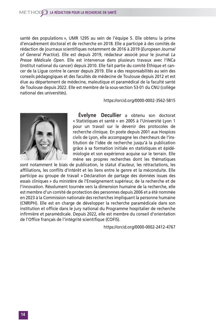 La rédaction pour la recherche en santé