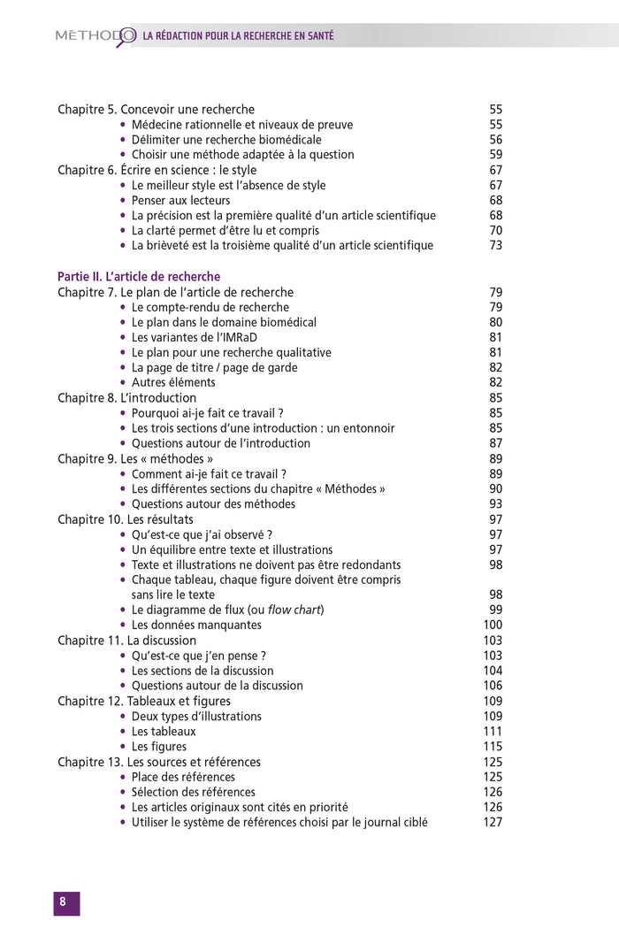 La rédaction pour la recherche en santé