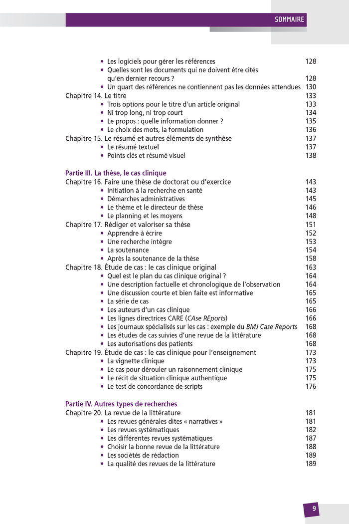 La rédaction pour la recherche en santé
